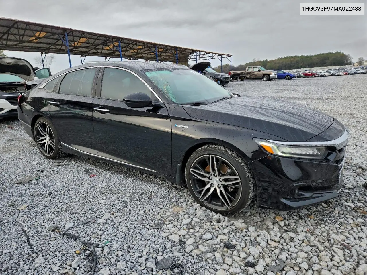 1HGCV3F97MA022438 2021 Honda Accord Touring Hybrid