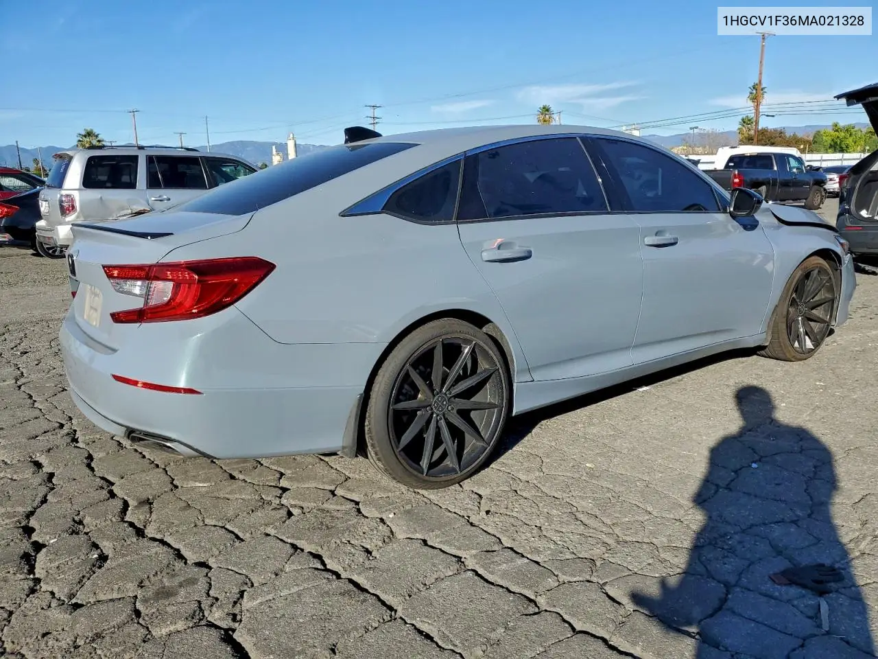 1HGCV1F36MA021328 2021 Honda Accord Sport