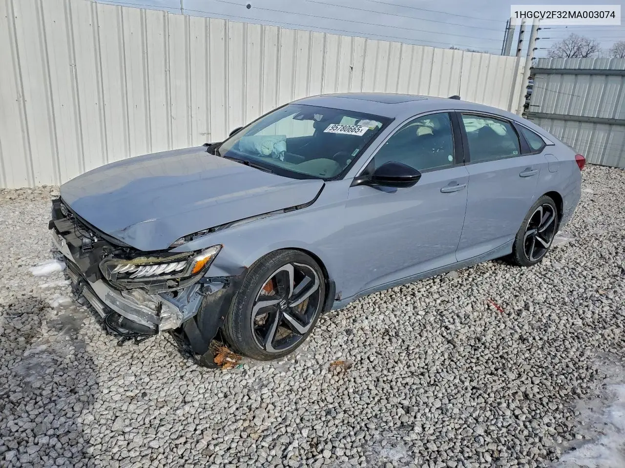 1HGCV2F32MA003074 2021 Honda Accord Sport