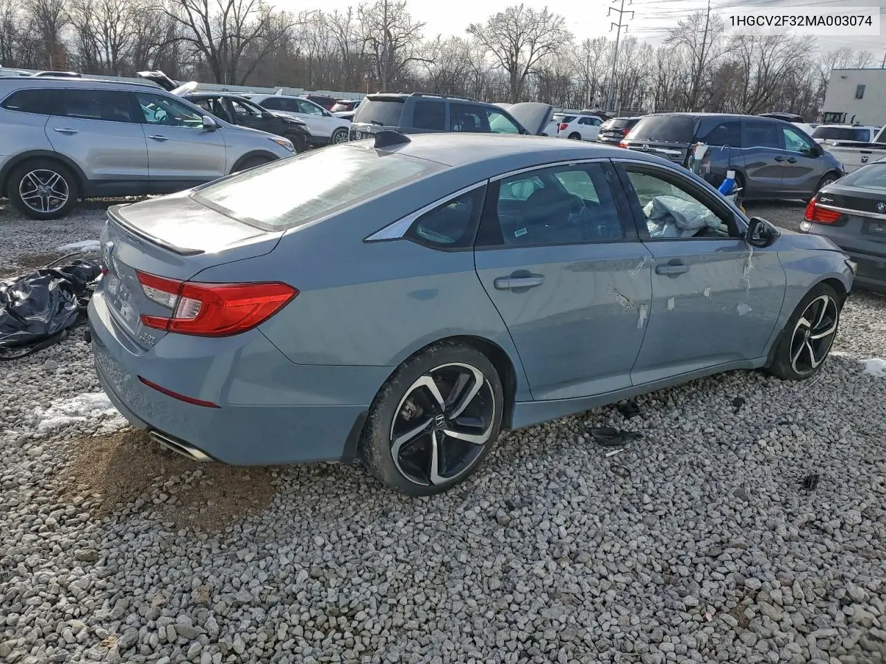 1HGCV2F32MA003074 2021 Honda Accord Sport