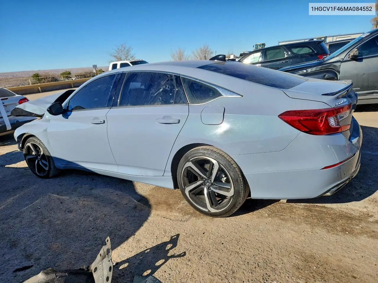 1HGCV1F46MA084552 2021 Honda Accord Sport Se