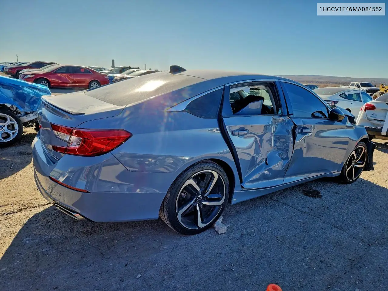 1HGCV1F46MA084552 2021 Honda Accord Sport Se