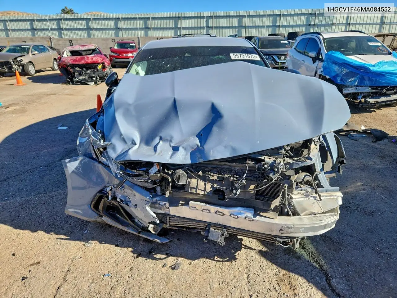 1HGCV1F46MA084552 2021 Honda Accord Sport Se