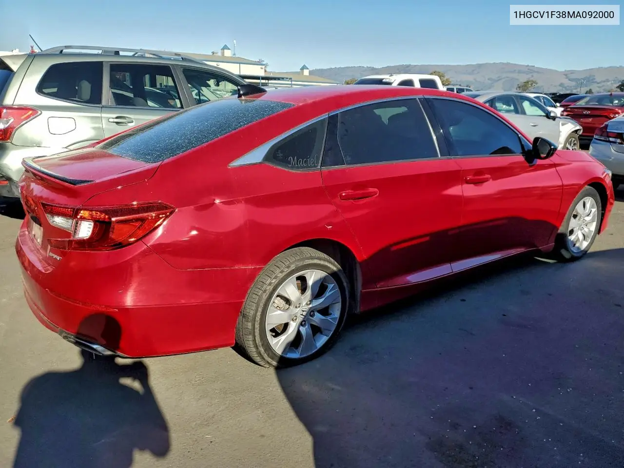 1HGCV1F38MA092000 2021 Honda Accord Sport