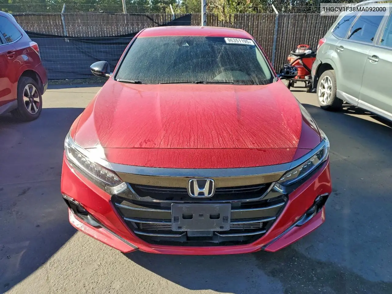 1HGCV1F38MA092000 2021 Honda Accord Sport
