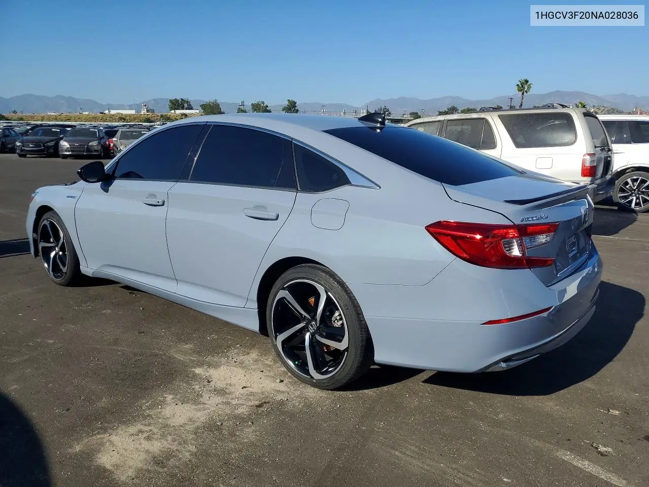 1HGCV3F20NA028036 2022 Honda Accord Hybrid Sport