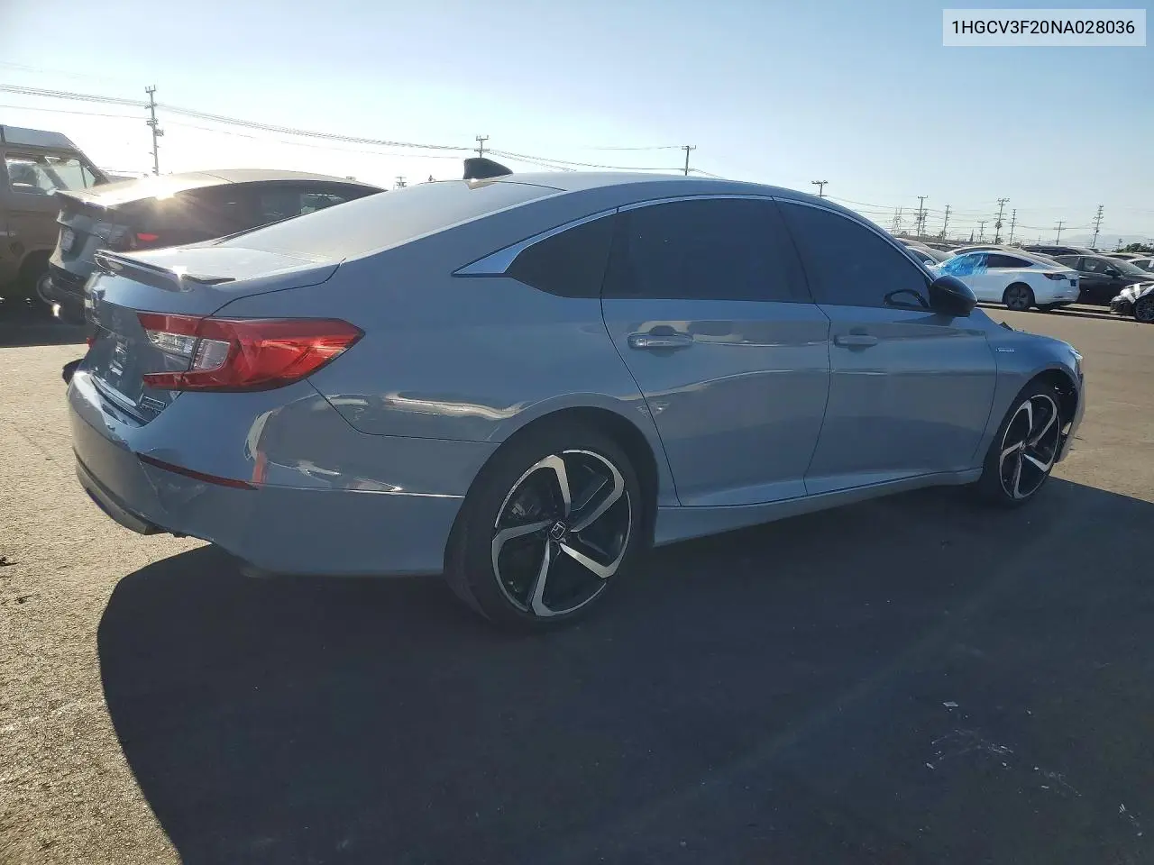 1HGCV3F20NA028036 2022 Honda Accord Hybrid Sport