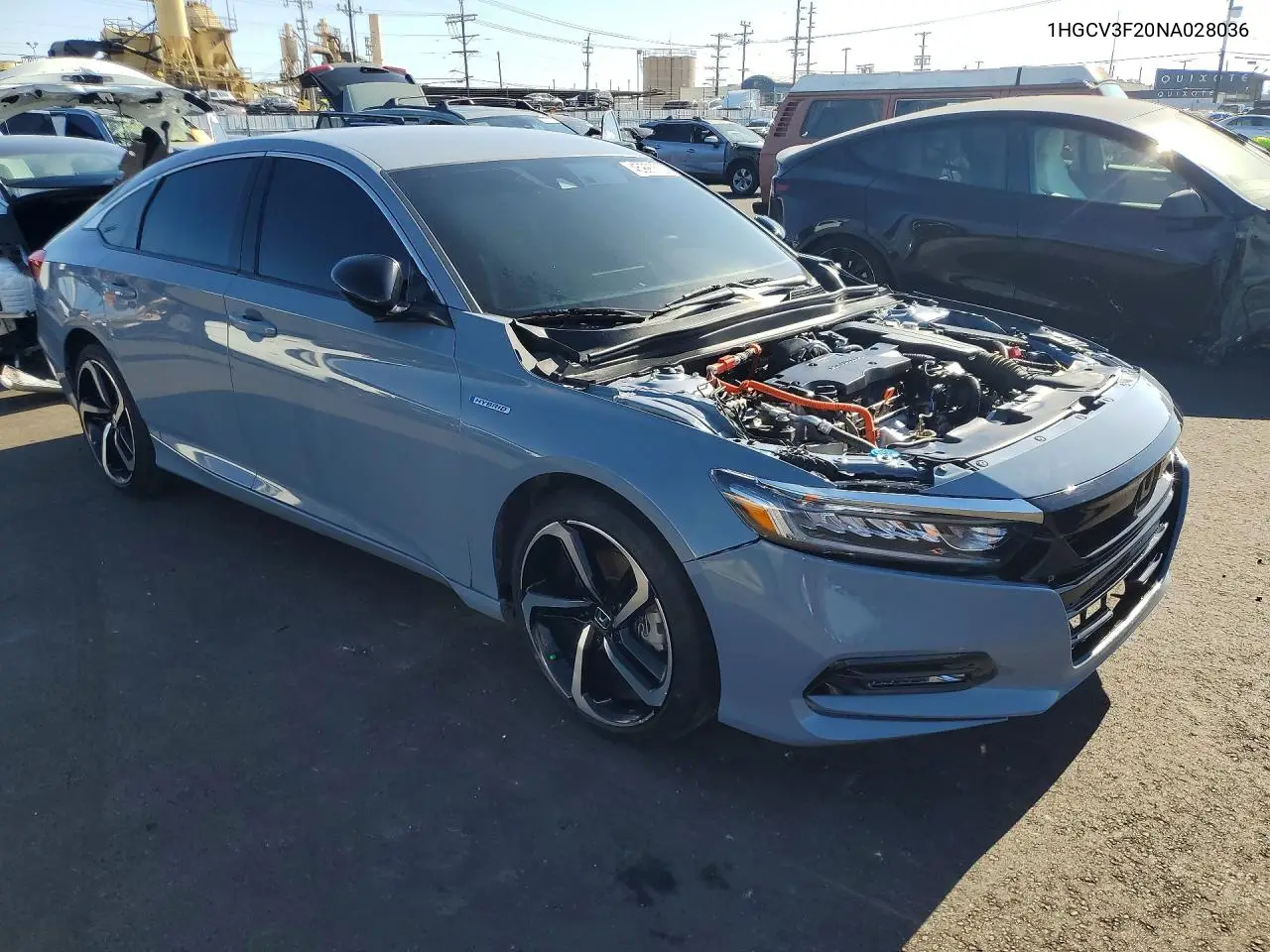 1HGCV3F20NA028036 2022 Honda Accord Hybrid Sport