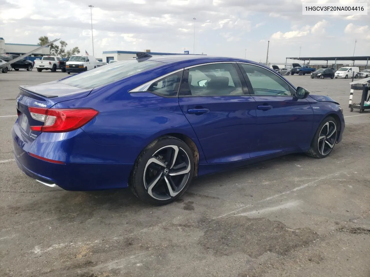 1HGCV3F20NA004416 2022 Honda Accord Hybrid Sport