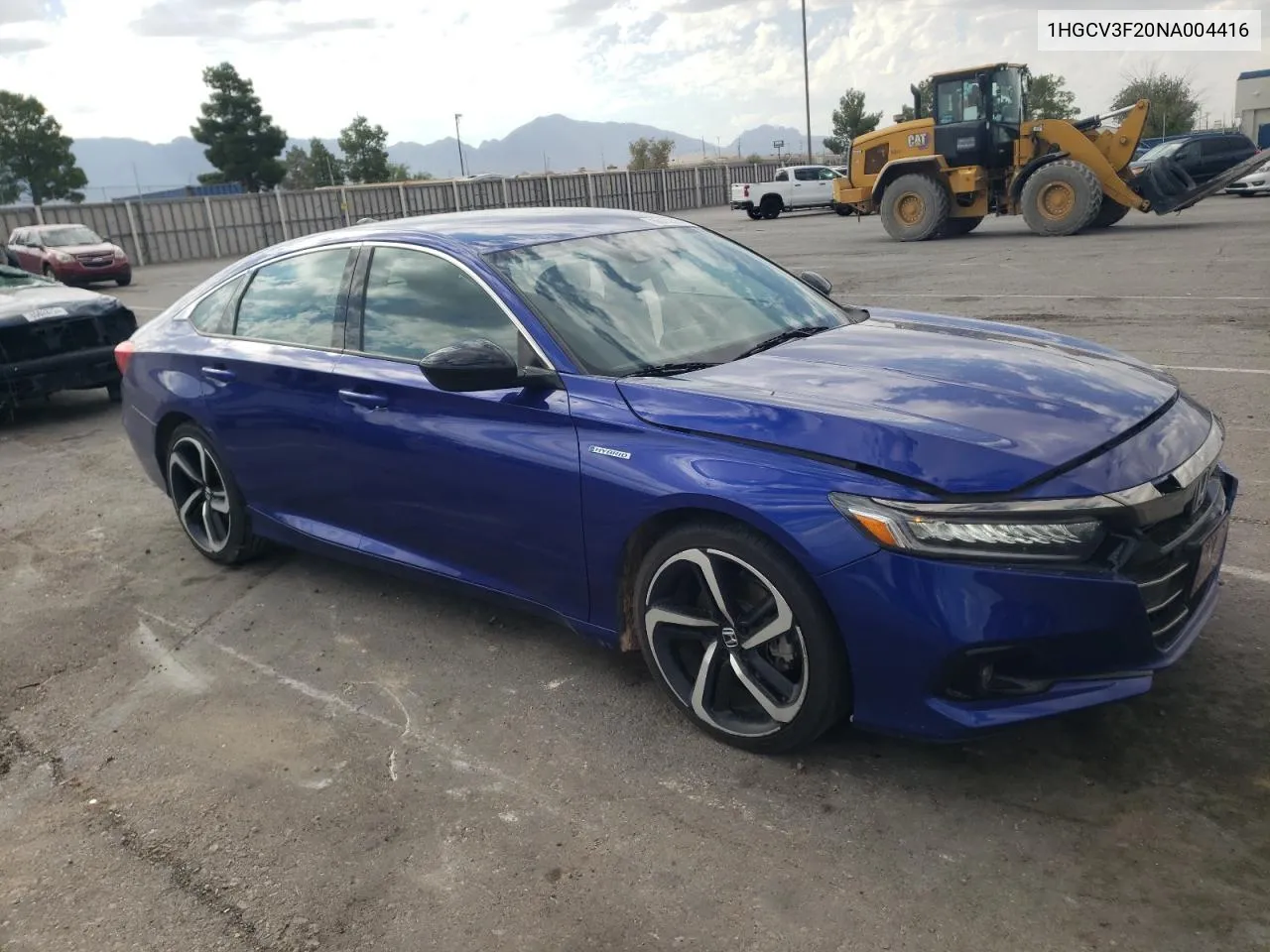 1HGCV3F20NA004416 2022 Honda Accord Hybrid Sport