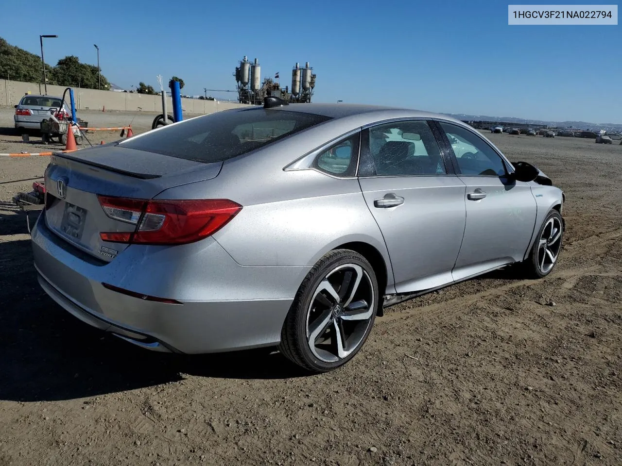 1HGCV3F21NA022794 2022 Honda Accord Hybrid Sport