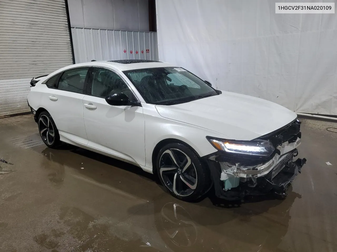 1HGCV2F31NA020109 2022 Honda Accord Sport