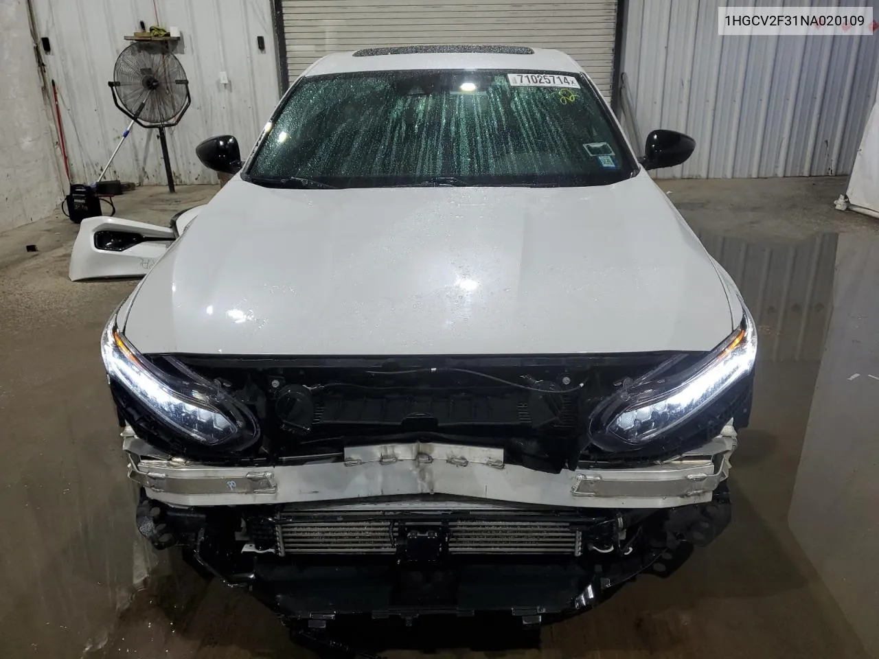 1HGCV2F31NA020109 2022 Honda Accord Sport