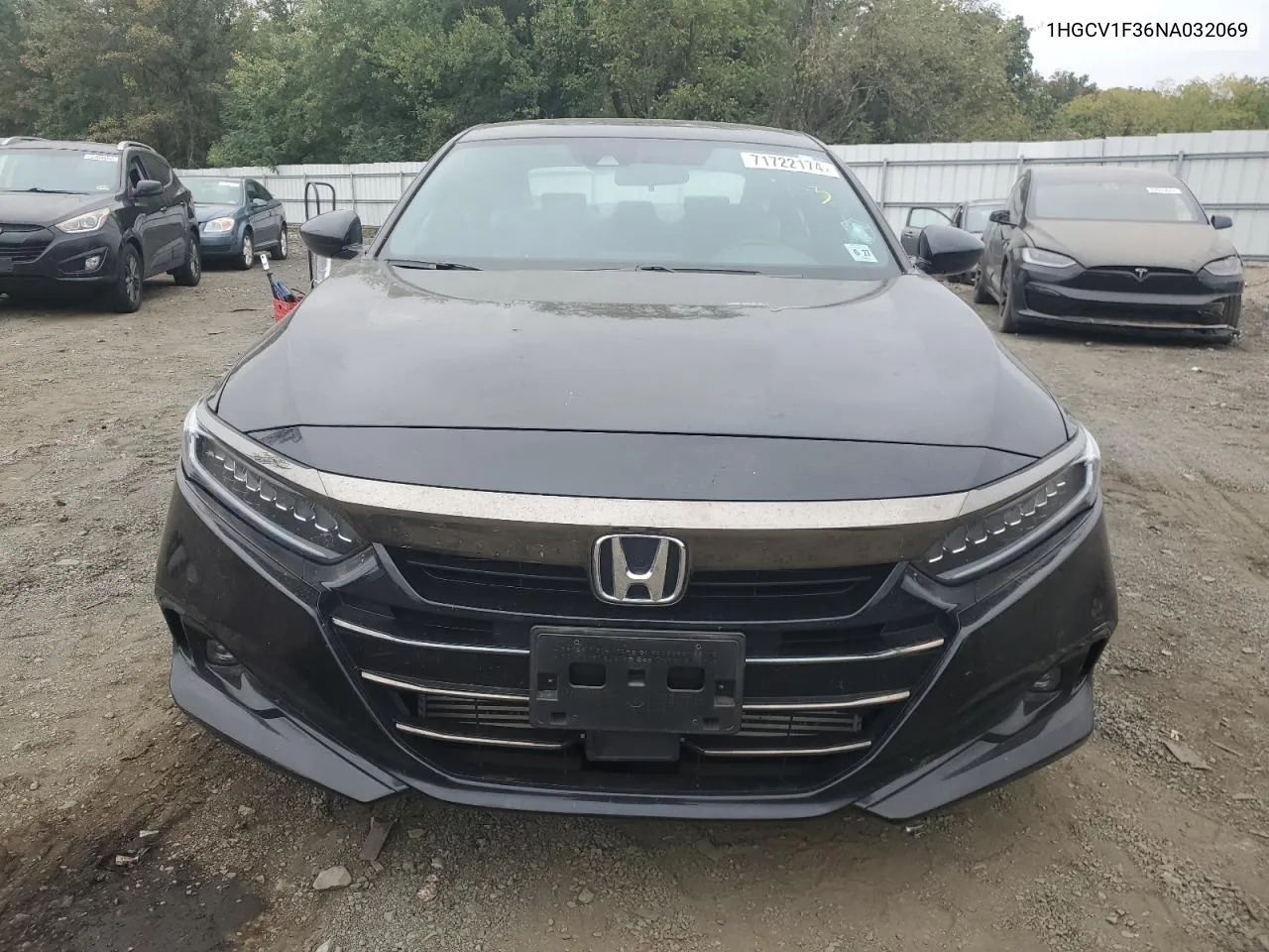 1HGCV1F36NA032069 2022 Honda Accord Sport