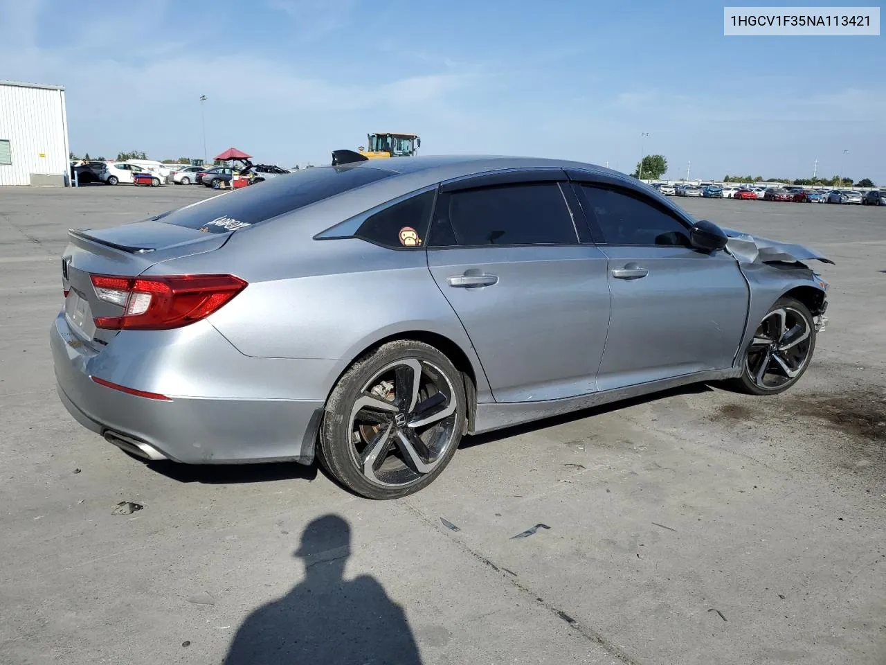 1HGCV1F35NA113421 2022 Honda Accord Sport