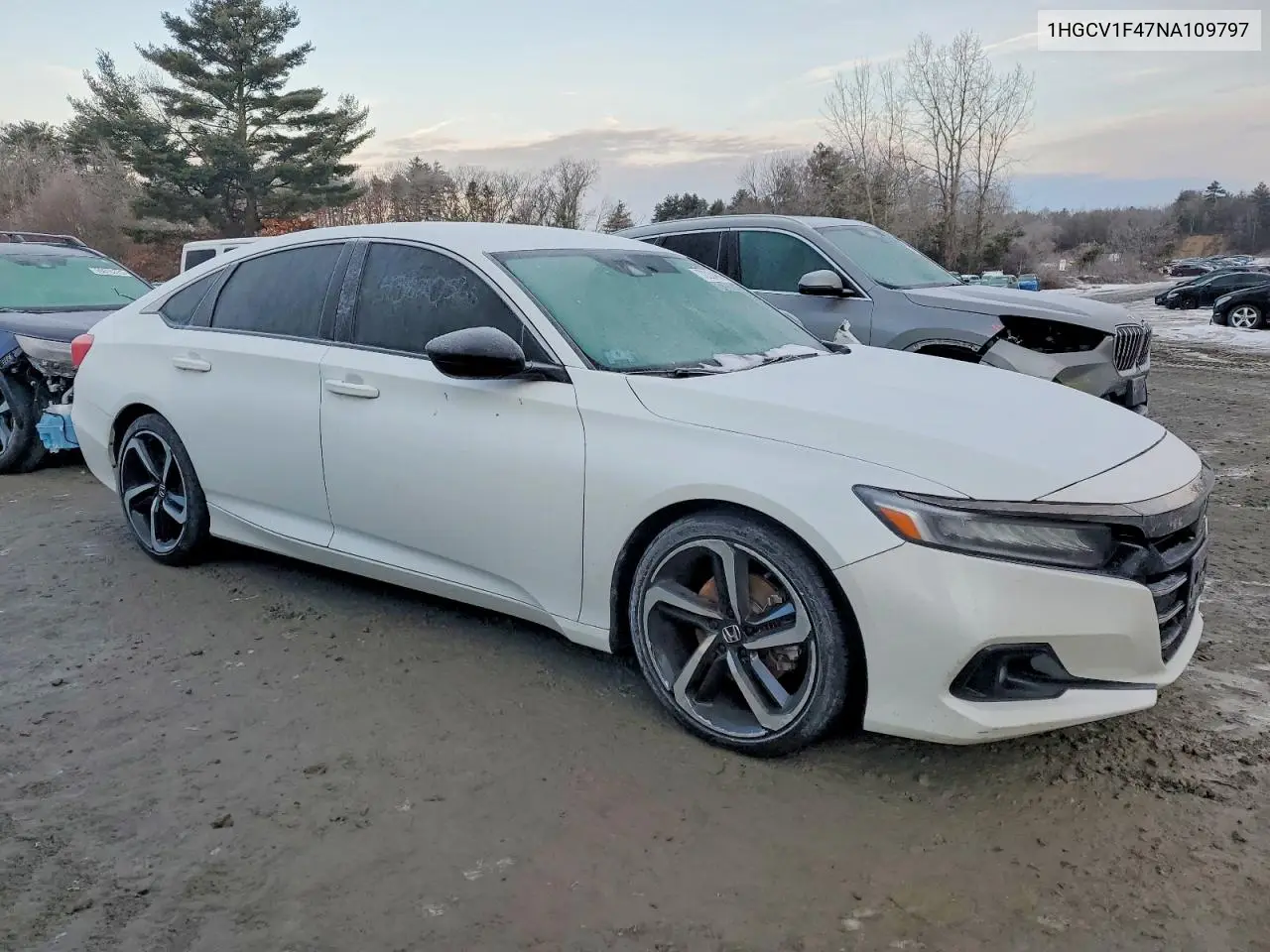 1HGCV1F47NA109797 2022 Honda Accord Sport Se