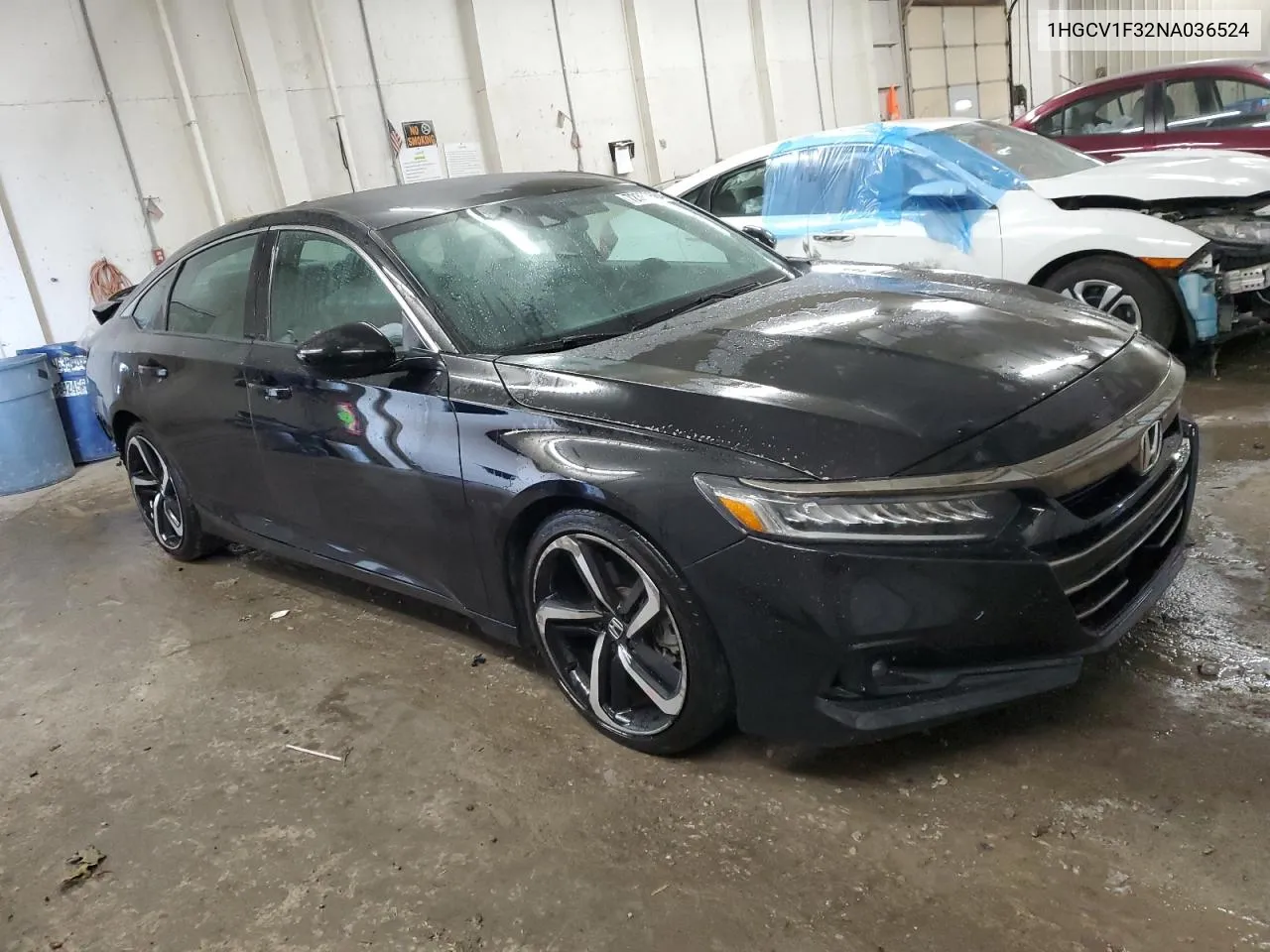 2022 Honda Accord Sport VIN: 1HGCV1F32NA036524 Lot: 72360684