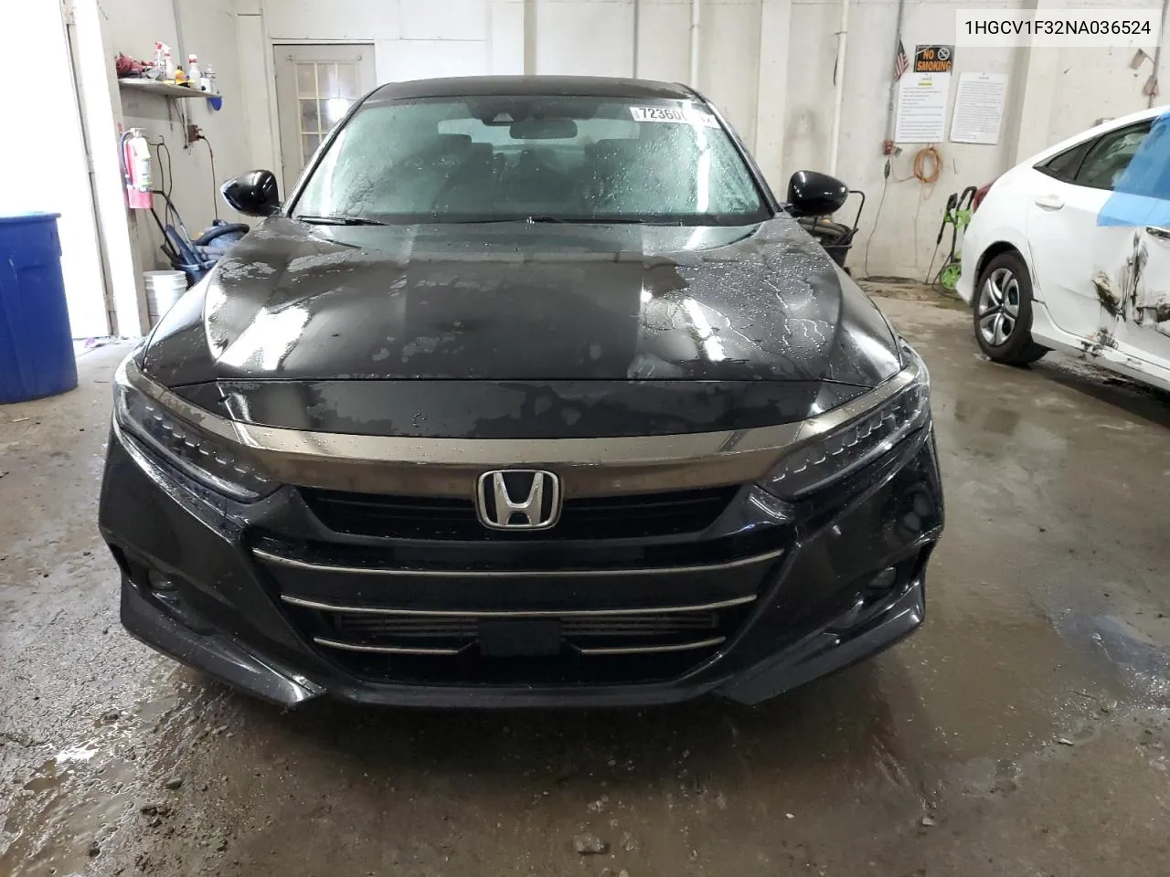 2022 Honda Accord Sport VIN: 1HGCV1F32NA036524 Lot: 72360684