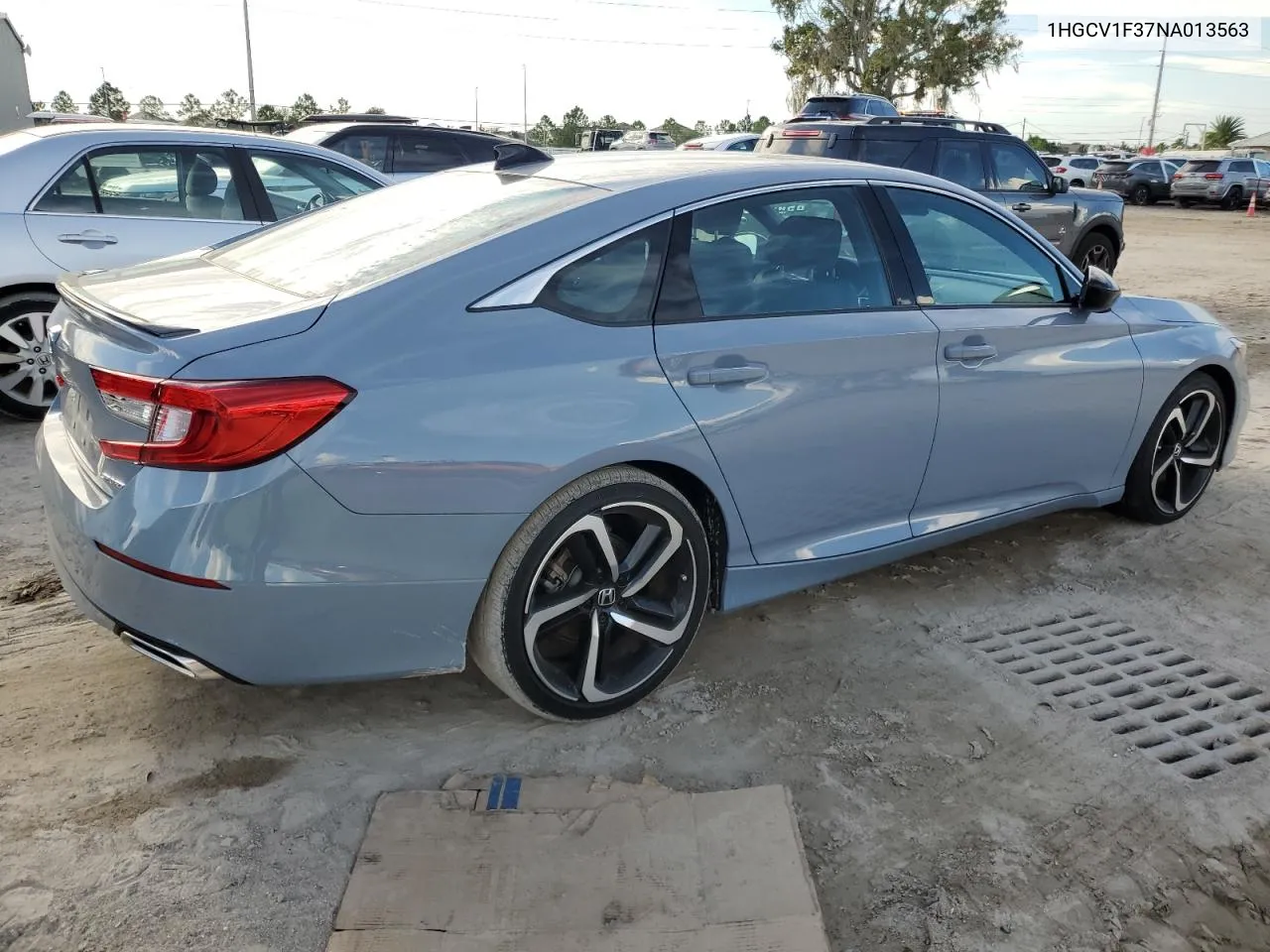 1HGCV1F37NA013563 2022 Honda Accord Sport