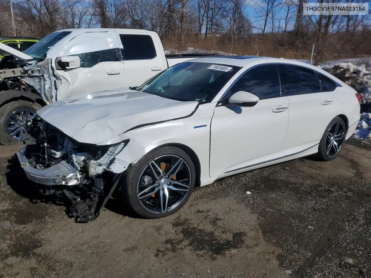 1HGCV3F97NA023154 2022 Honda Accord Touring Hybrid