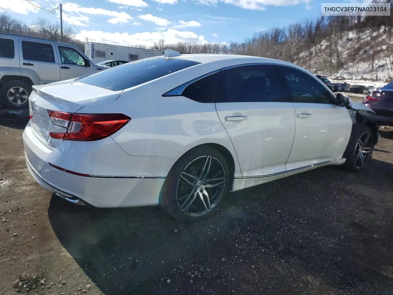 1HGCV3F97NA023154 2022 Honda Accord Touring Hybrid