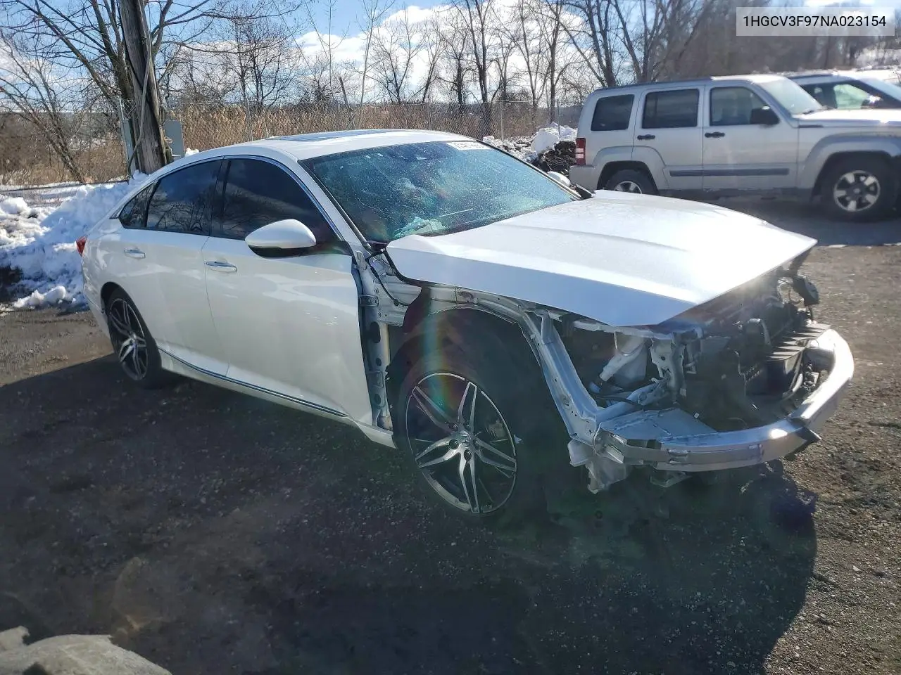 1HGCV3F97NA023154 2022 Honda Accord Touring Hybrid