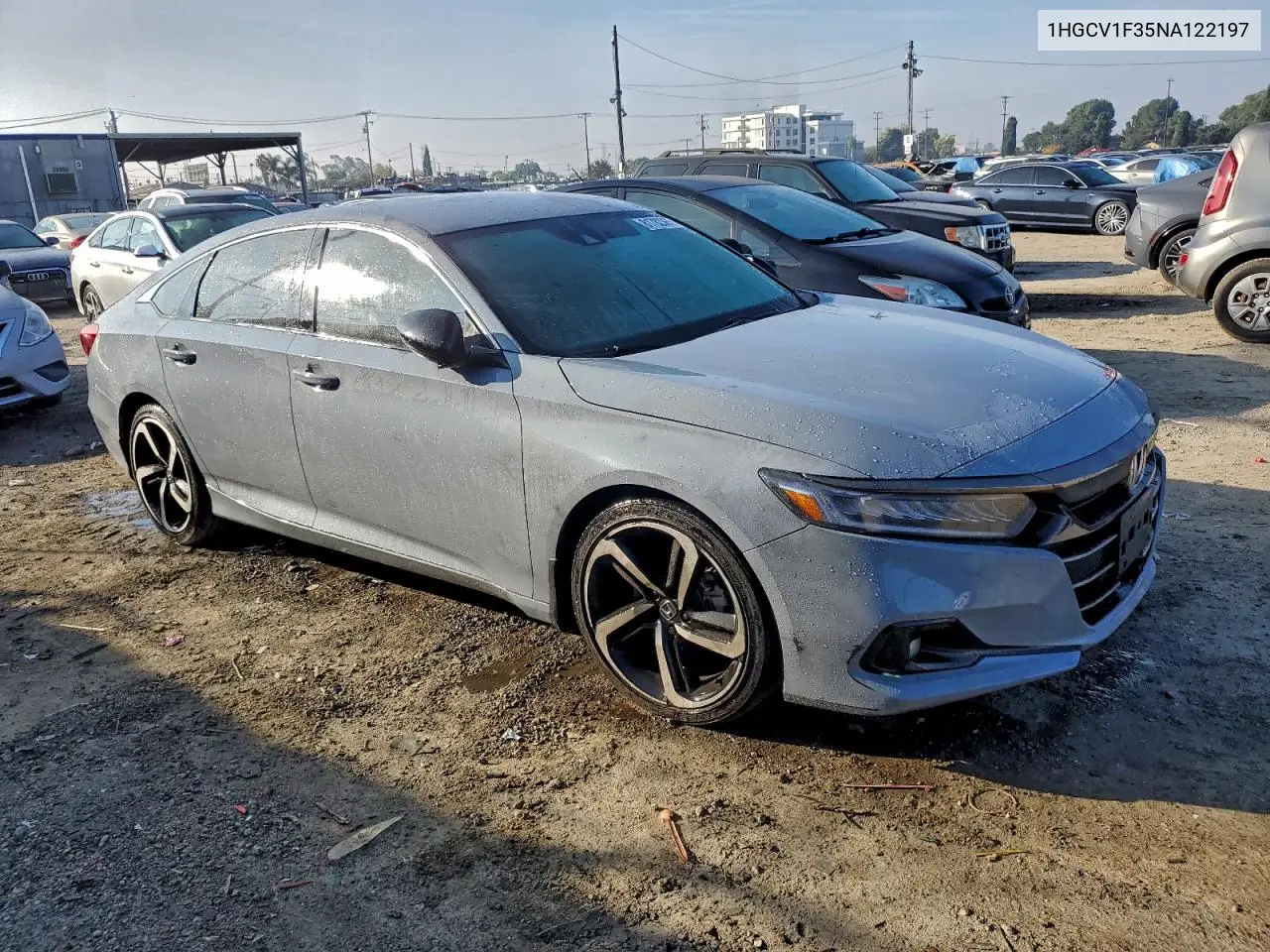 1HGCV1F35NA122197 2022 Honda Accord Sport