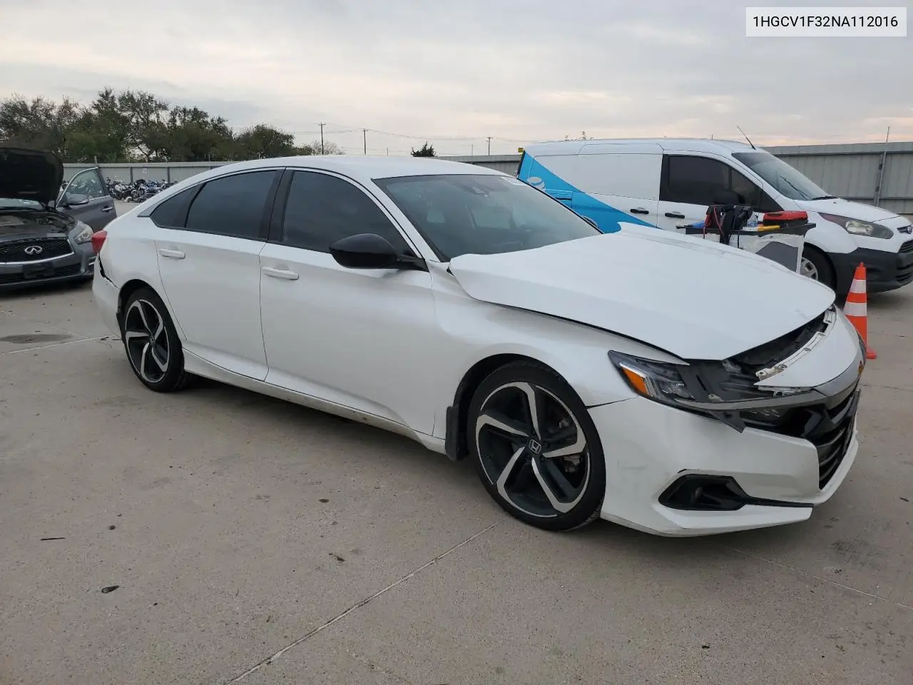 1HGCV1F32NA112016 2022 Honda Accord Sport
