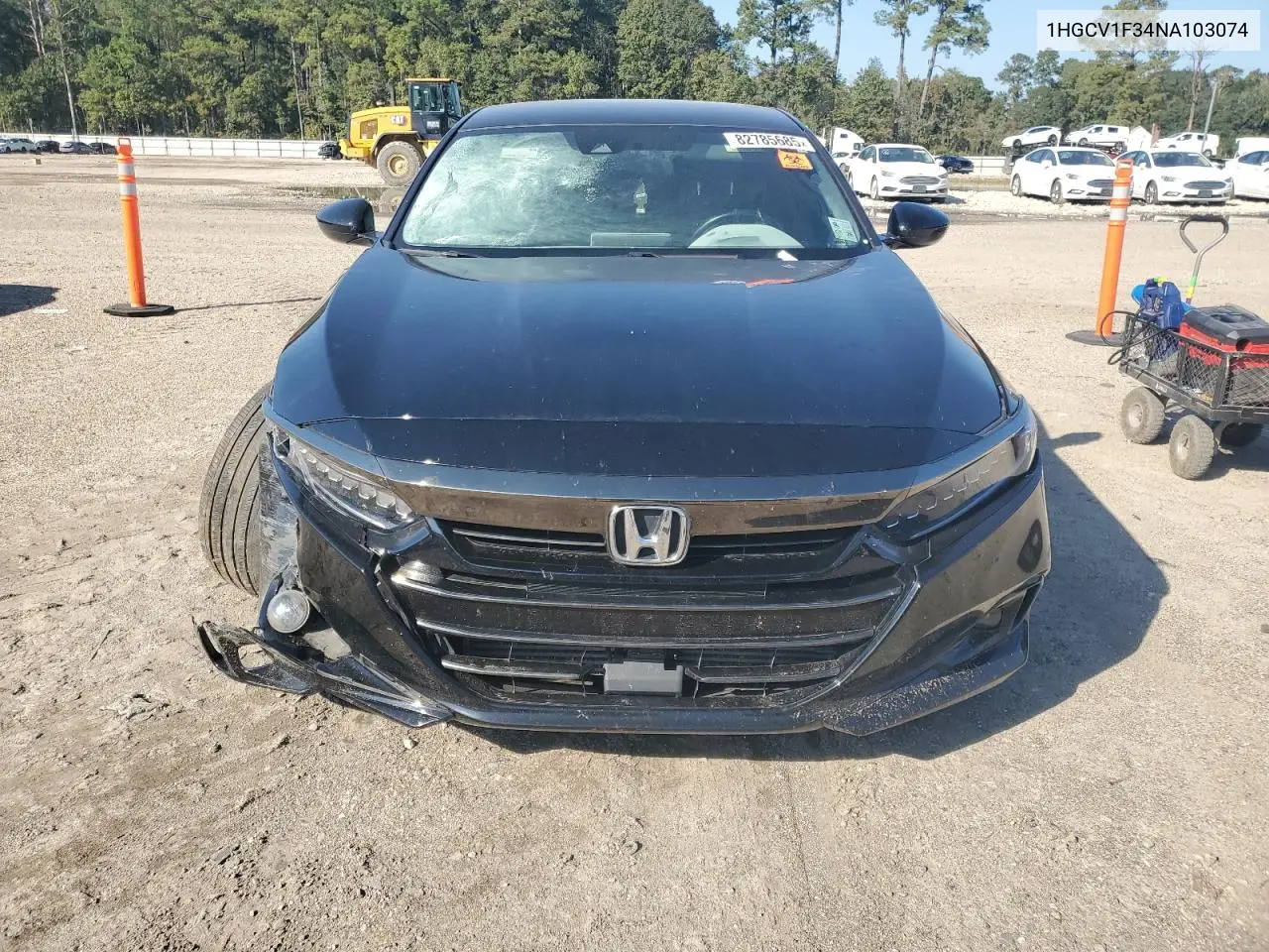 1HGCV1F34NA103074 2022 Honda Accord Sport