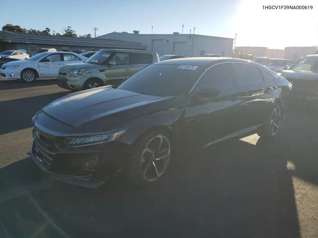 1HGCV1F39NA000619 2022 Honda Accord Sport