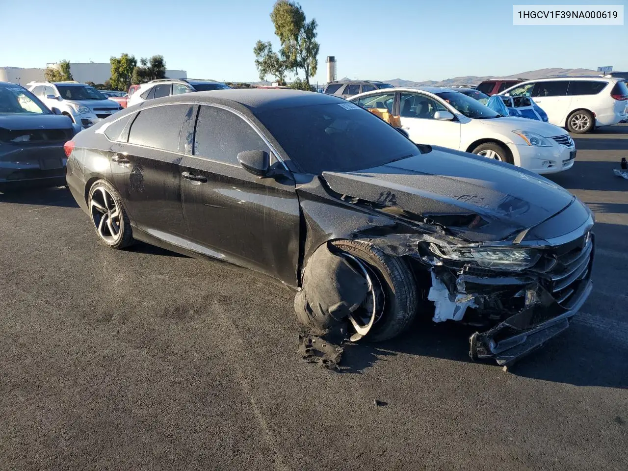 1HGCV1F39NA000619 2022 Honda Accord Sport