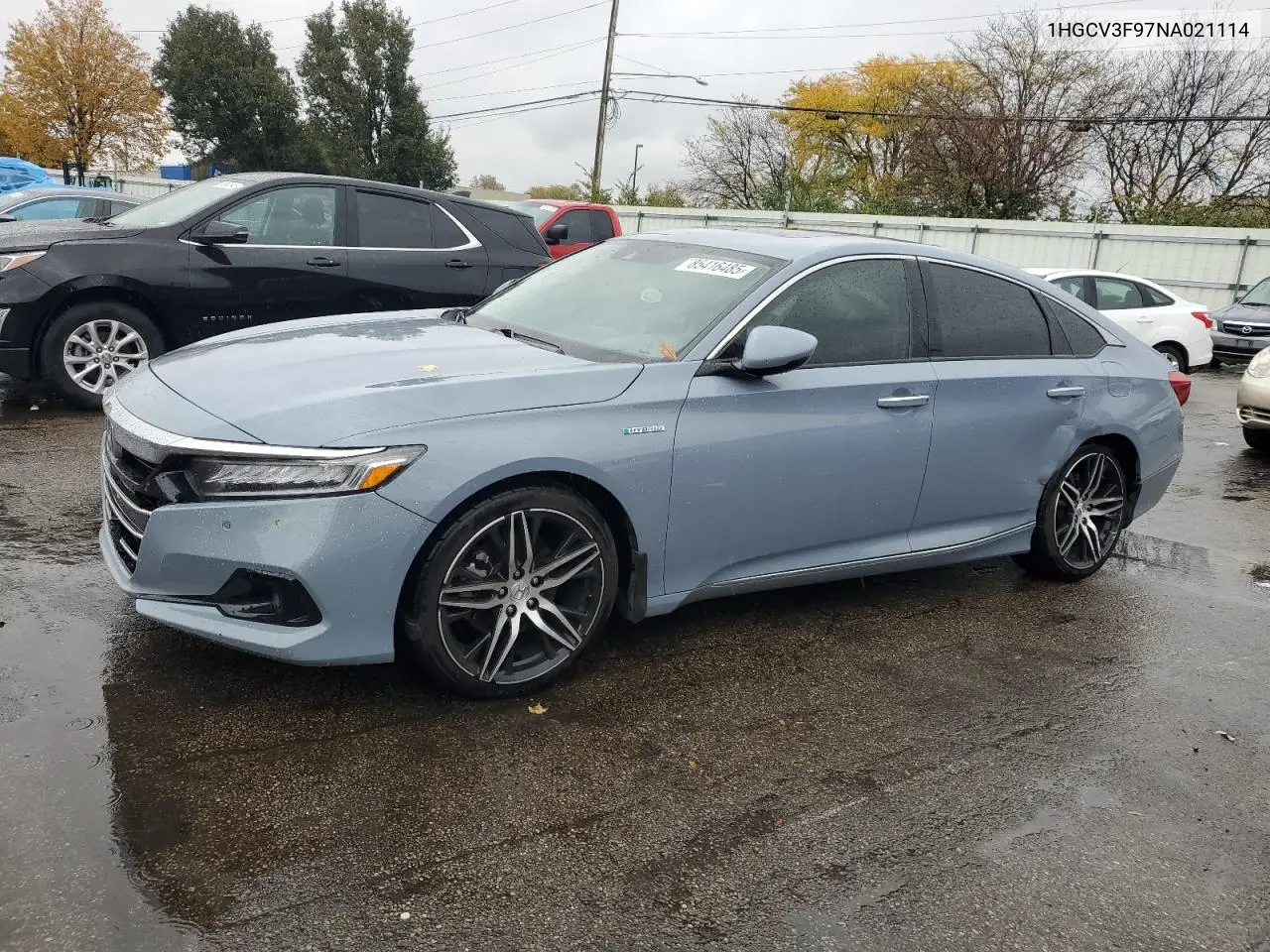 1HGCV3F97NA021114 2022 Honda Accord Touring Hybrid