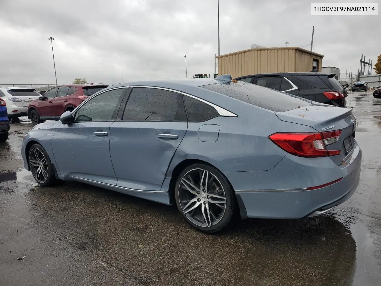 1HGCV3F97NA021114 2022 Honda Accord Touring Hybrid