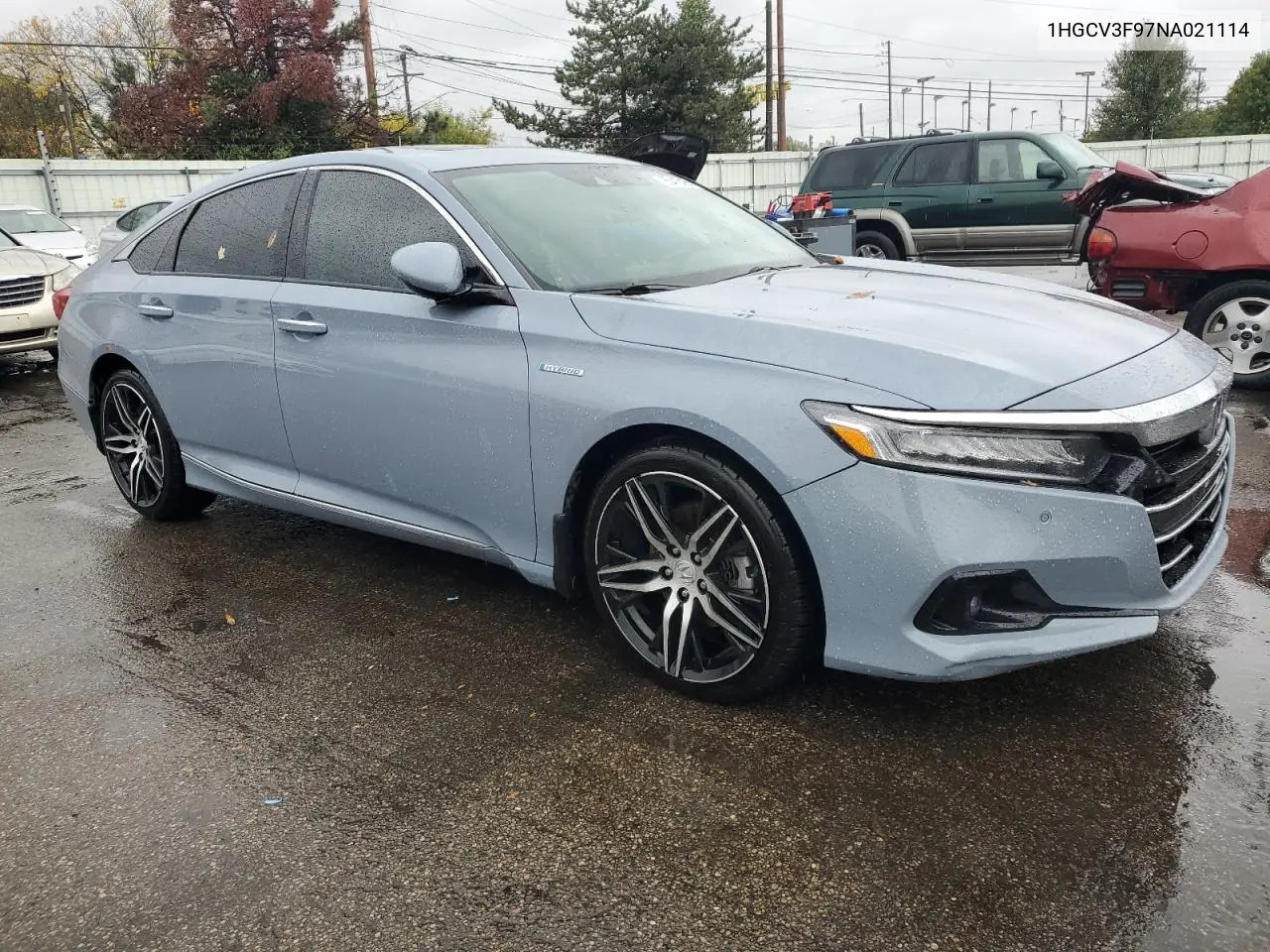 1HGCV3F97NA021114 2022 Honda Accord Touring Hybrid