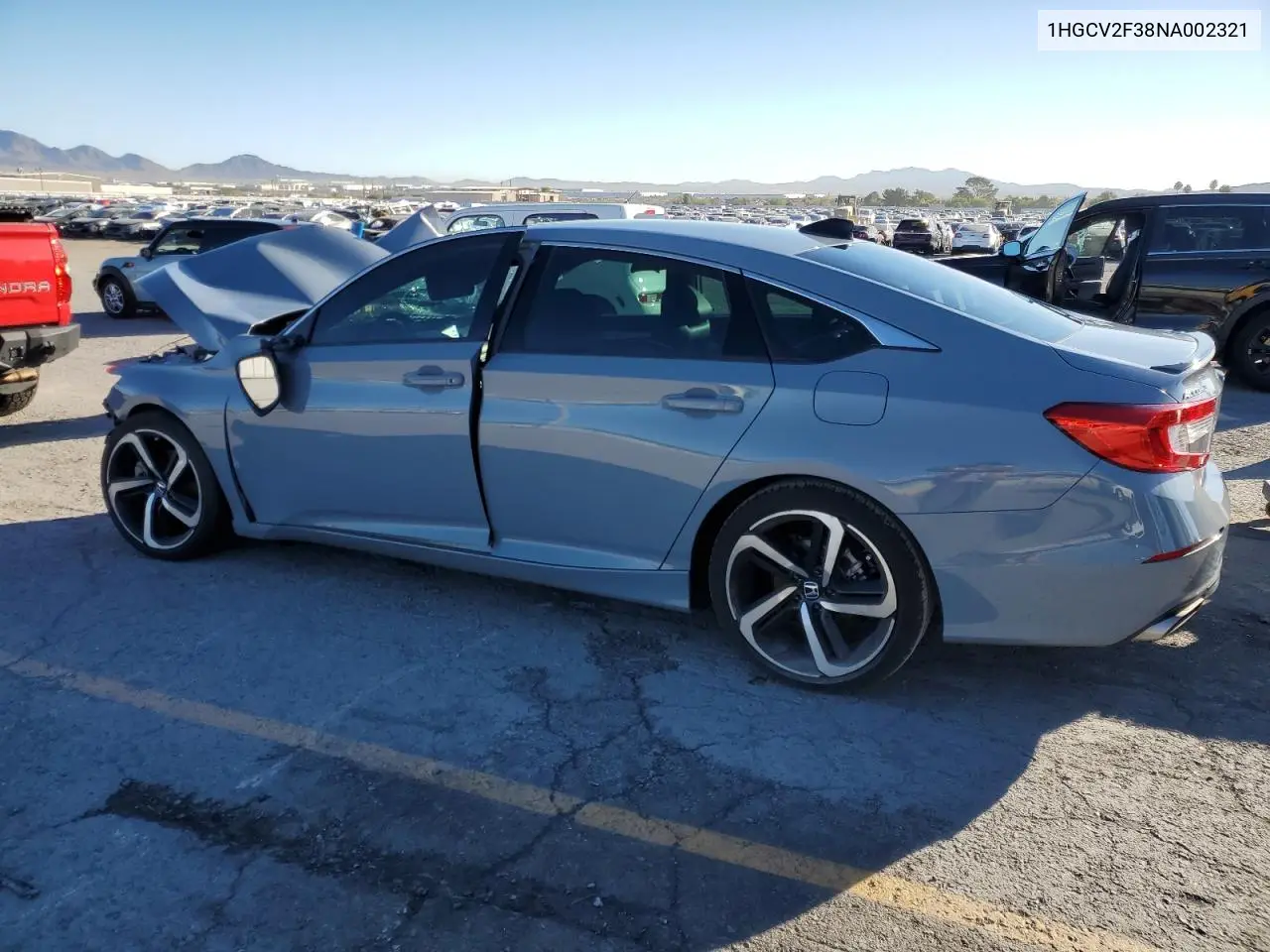 1HGCV2F38NA002321 2022 Honda Accord Sport