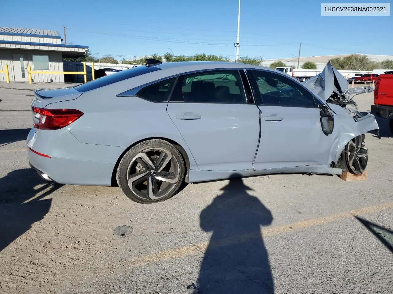 1HGCV2F38NA002321 2022 Honda Accord Sport