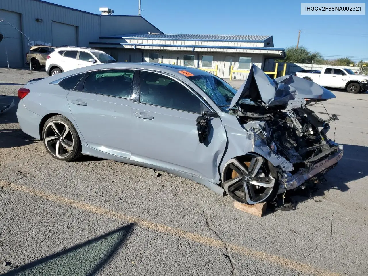 1HGCV2F38NA002321 2022 Honda Accord Sport