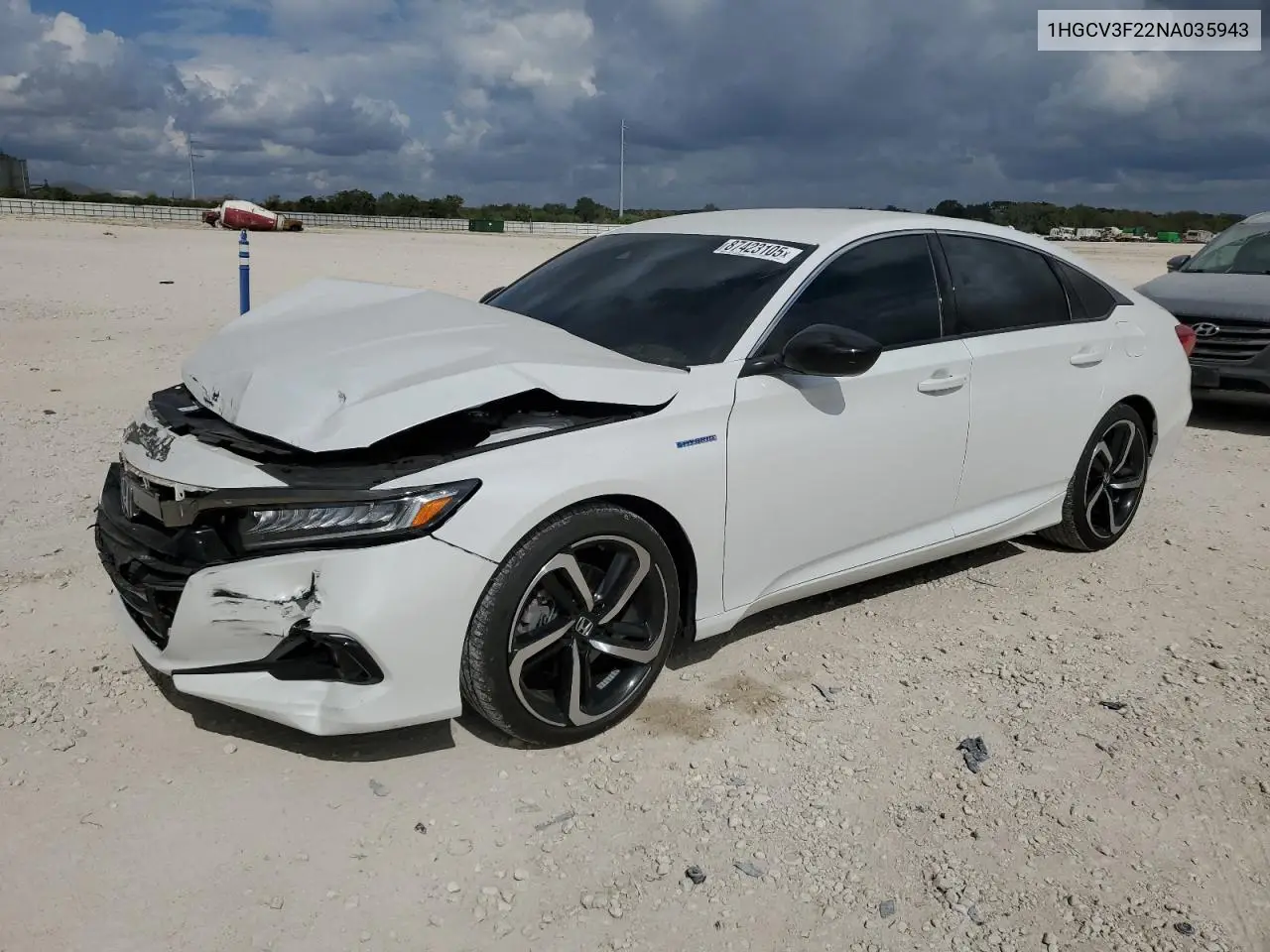 1HGCV3F22NA035943 2022 Honda Accord Hybrid Sport