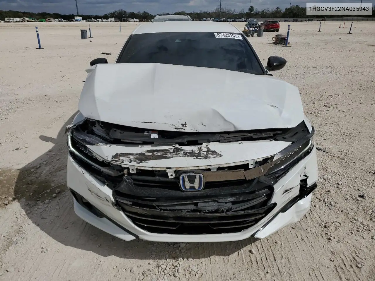 1HGCV3F22NA035943 2022 Honda Accord Hybrid Sport