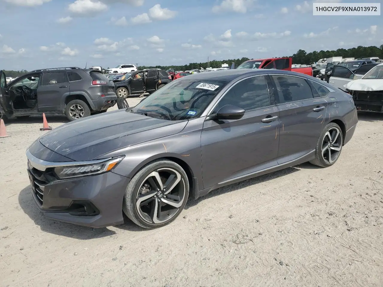 1HGCV2F9XNA013972 2022 Honda Accord Touring