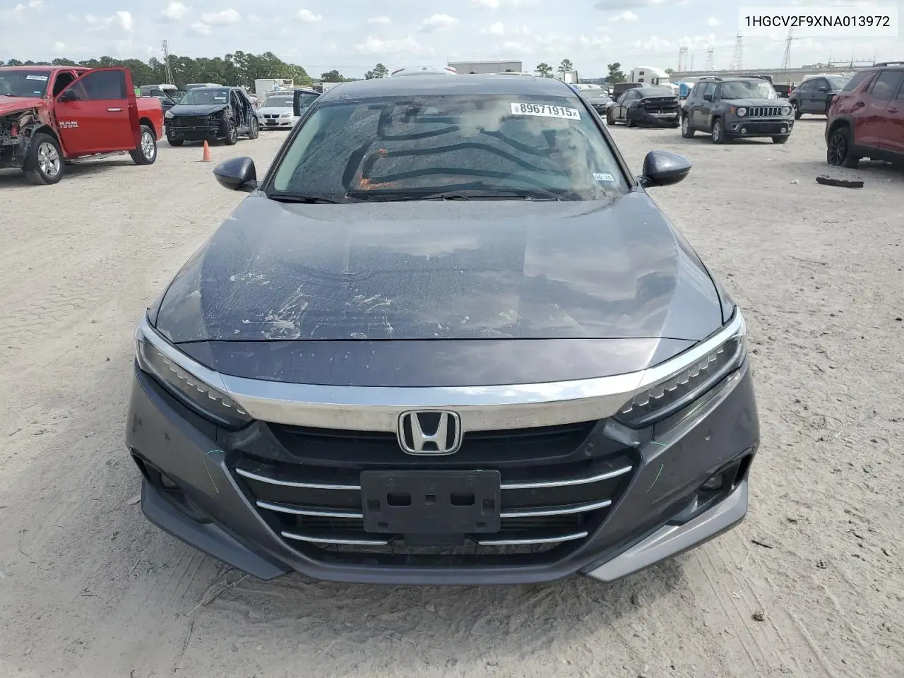 1HGCV2F9XNA013972 2022 Honda Accord Touring