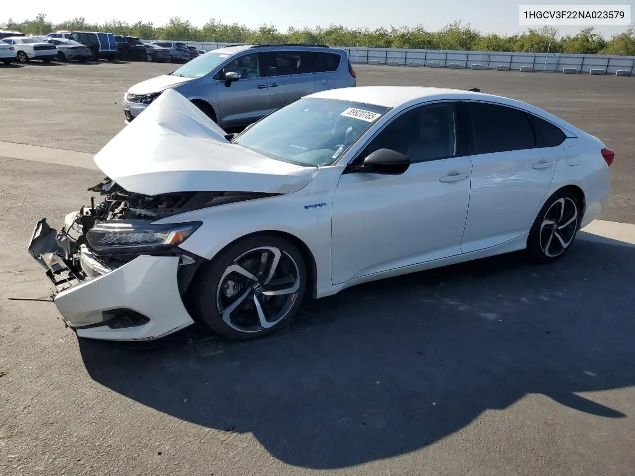 1HGCV3F22NA023579 2022 Honda Accord Hybrid Sport