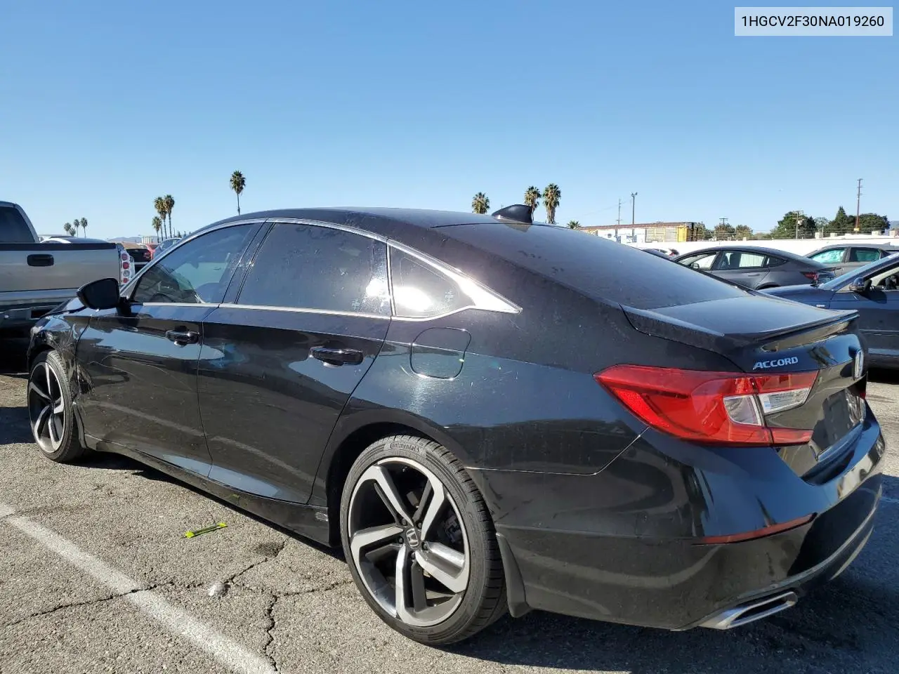 1HGCV2F30NA019260 2022 Honda Accord Sport