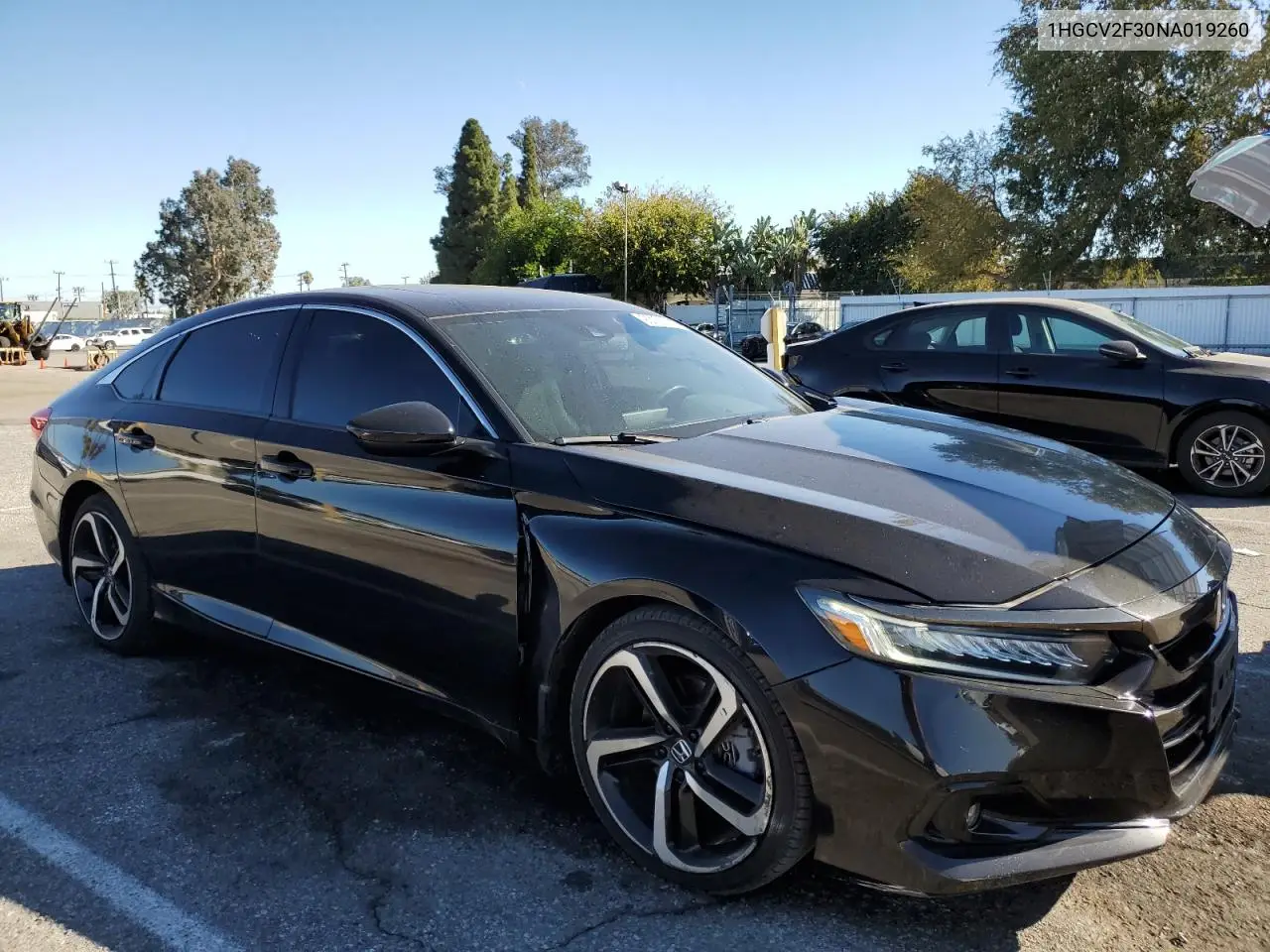 1HGCV2F30NA019260 2022 Honda Accord Sport