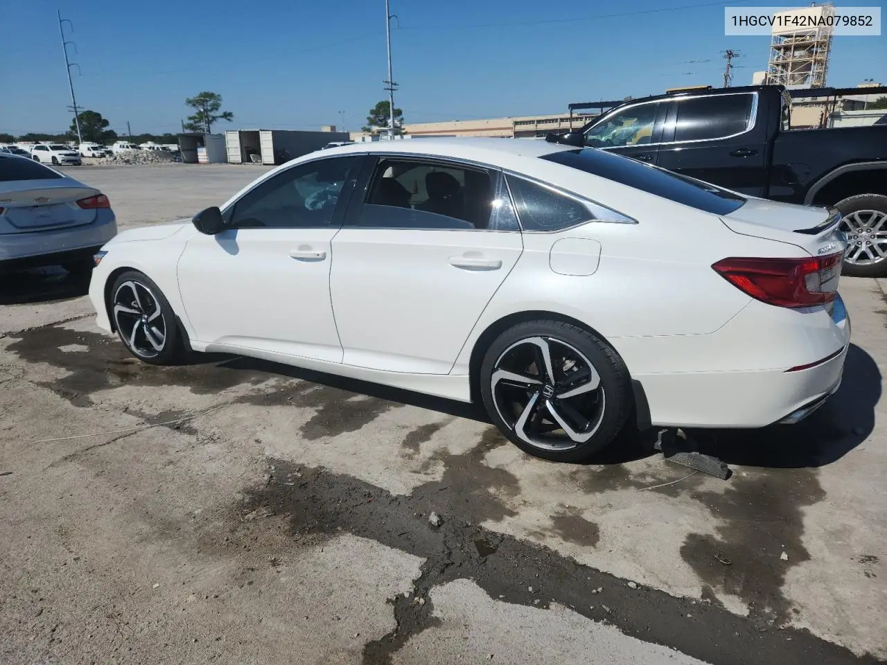 1HGCV1F42NA079852 2022 Honda Accord Sport Se