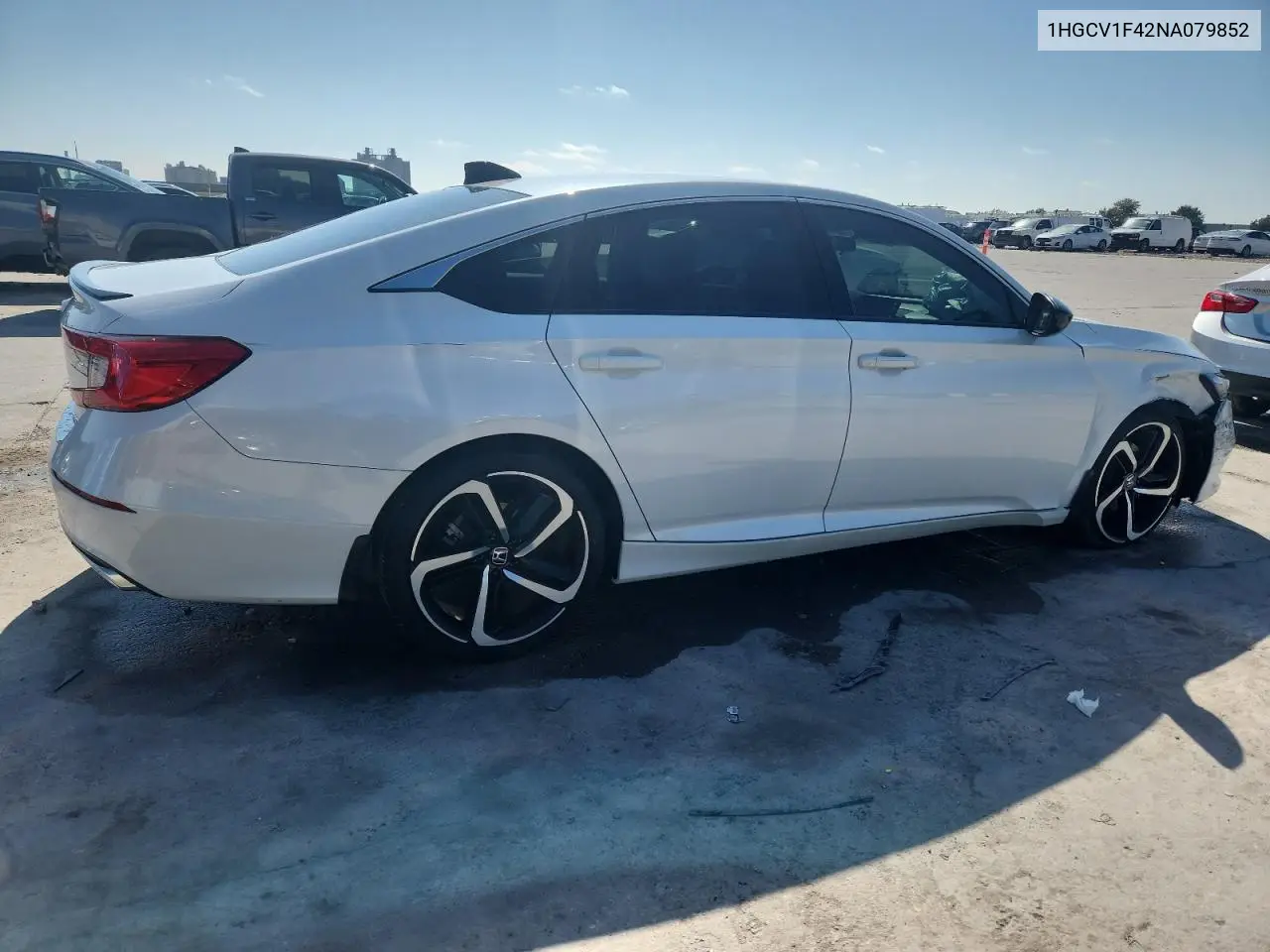 1HGCV1F42NA079852 2022 Honda Accord Sport Se