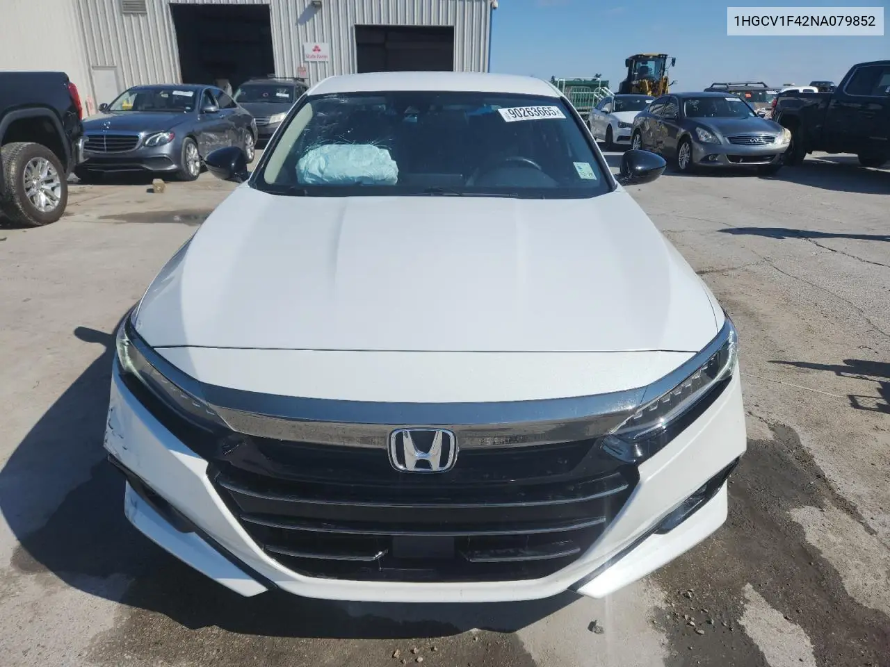 1HGCV1F42NA079852 2022 Honda Accord Sport Se
