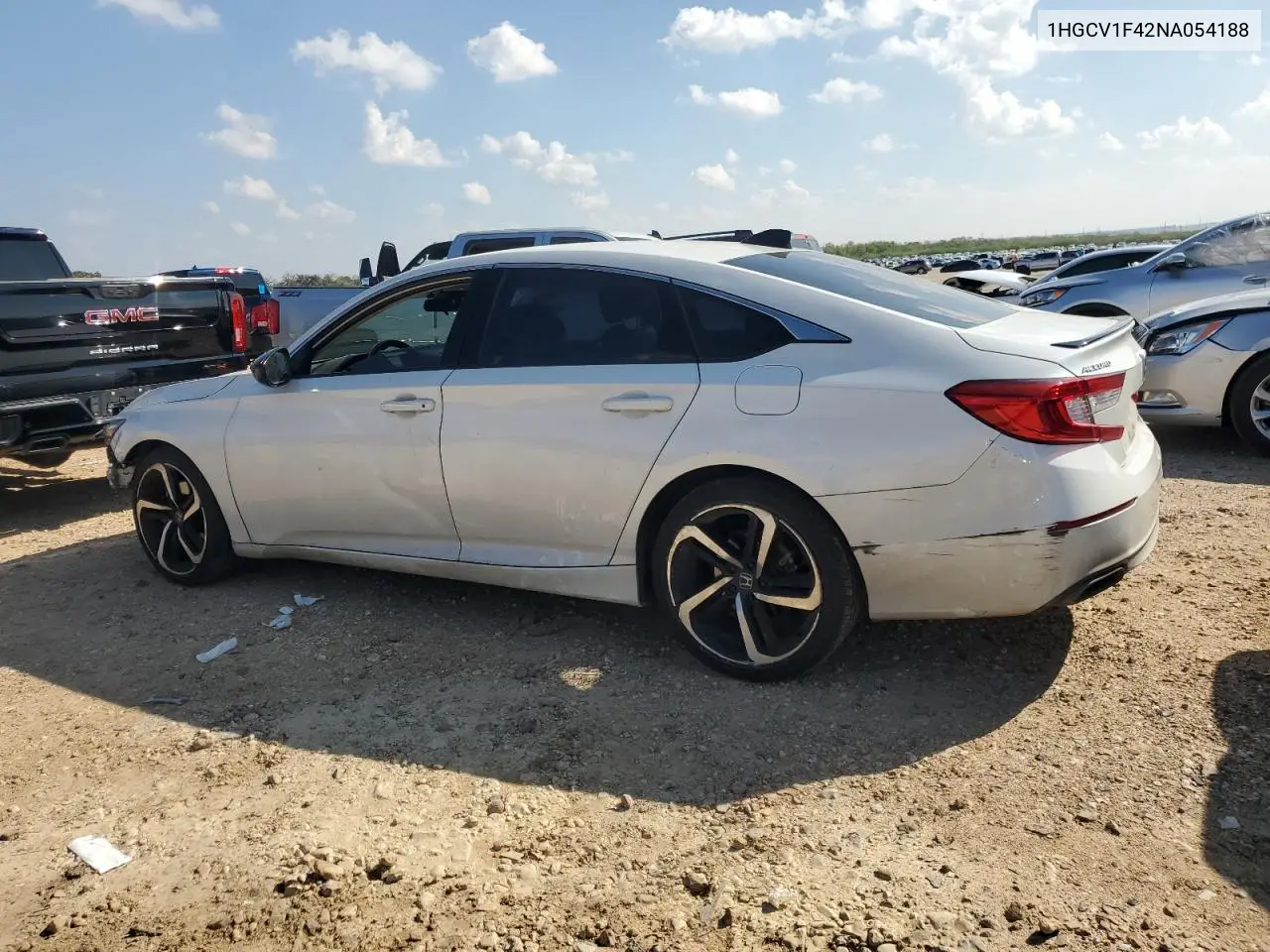 1HGCV1F42NA054188 2022 Honda Accord Sport Se