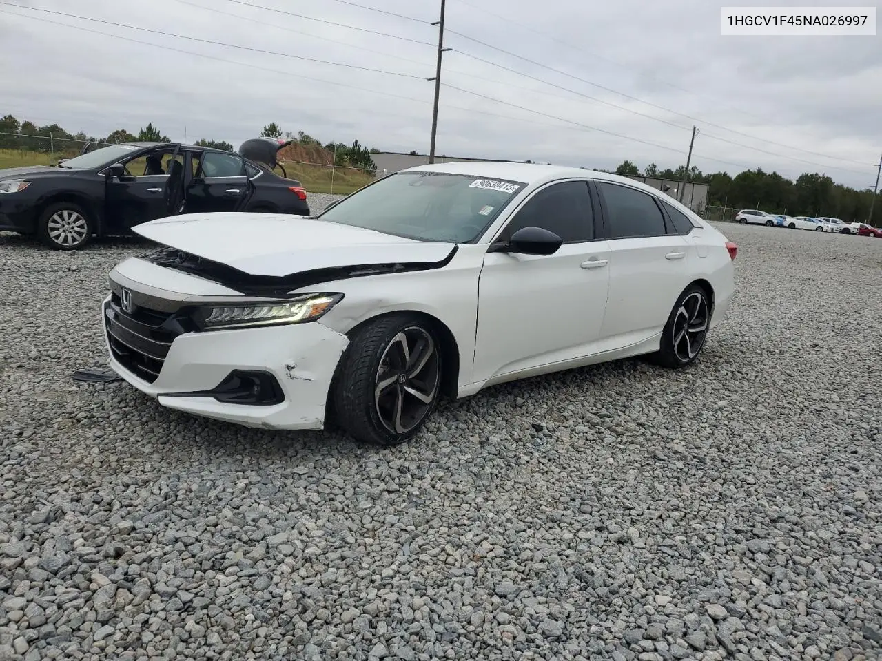 1HGCV1F45NA026997 2022 Honda Accord Sport Se