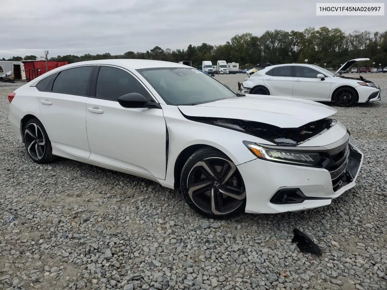 1HGCV1F45NA026997 2022 Honda Accord Sport Se
